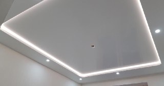 Светодиодные натяжные потолки Баксан, цена от 1558 руб.